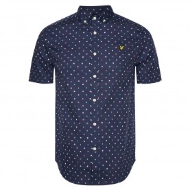 lyle,&,scott,flag,print,men,short,sleeved,shirt