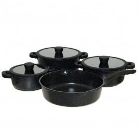 фитнес,оборудване,всичкото,фитнес,оборудване,banaru,design,alu,pot,set,7,piece,black