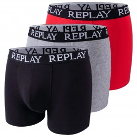 мъжки,боксерки,мъжко,бельо,replay,basic,cuff,logo,men,boxer,shorts,pack,of,3
