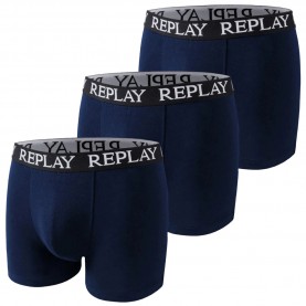мъжки,боксерки,мъжко,бельо,replay,basic,cuff,logo,men,boxer,shorts,pack,of,3