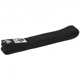 колан,adidas,elite,wkf,karate,belt,logo,45mm,black