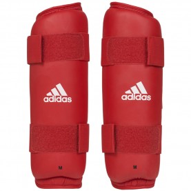 adidas,karate,shin,guards,red