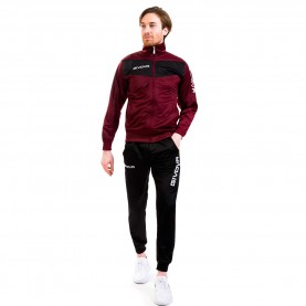 анцуг,мъжки,анцузи,детски,анцузи,givova,tuta,visa,tracksuit,dark,red,black