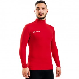 мъжки,облекла,за,бягане,givova,baselayer,corpus,3,high,neck,sports,top,red