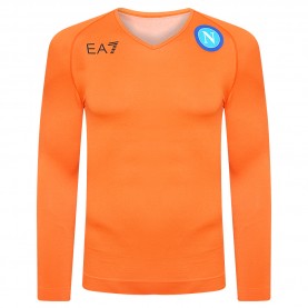 ssc,neapel,ea7,emporio,armani,men,long,sleeved,compression,shirt,orange