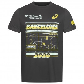 мъжки,тениски,мъжки,облекла,за,бягане,asics,barcelona,marathon,men,running,top