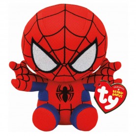 spiderman,ty,beanie,cuddly,toy,15,cm