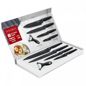 royalty,line,knife,set,5,piece,marbled