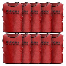 тренировъчни,помагала,zeus,pack,of,10,training,bib,red