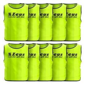 тренировъчни,помагала,zeus,pack,of,10,training,bib,neon,yellow