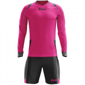 вратарски,ръкавици,и,облекло,всички,футболни,облекла,zeus,paros,goalkeeper,kit,long,sleeved,jersey,with,shorts,fucsia,black