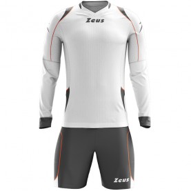 вратарски,ръкавици,и,облекло,всички,футболни,облекла,zeus,paros,goalkeeper,kit,long,sleeved,jersey,with,shorts,white,gray