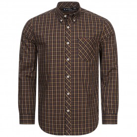 мъжка,карирана,риза,ben,sherman,house,check,men,long,sleeved,shirt