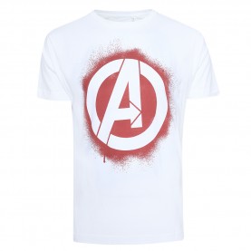 мъжка,тениска,avengers,marvel,stencil,logo,men,t,shirt