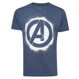 мъжка,тениска,avengers,marvel,stencil,logo,men,t,shirt