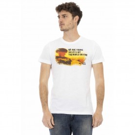 тениска,мъжки,тениски,trussardi,action,men,young,fire,t,shirt,white