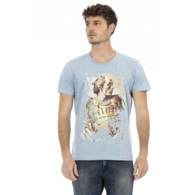 тениска,мъжки,тениски,trussardi,action,men,t,shirt,light,blue