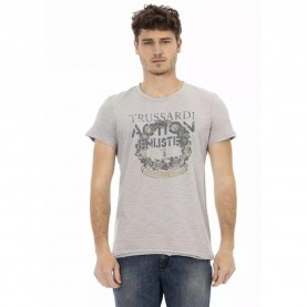 тениска,мъжки,тениски,trussardi,action,men,t,shirt,gray