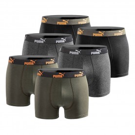 мъжки,боксерки,мъжко,бельо,puma,boxer,men,boxer,shorts,pack,of,6,orange