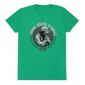 мъжка,тениска,star,wars,yoda,think,green,men,t,shirt