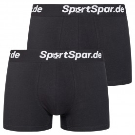 мъжки,боксерки,мъжко,бельо,sportspar.de,men,double,sparbuchse,boxer,shorts,pack,of,2,black,and,white