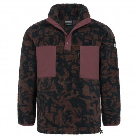 мъжка,поларена,блуза,мъжки,пуловери,jack,wolfskin,pank,hudson,snap,polar,men,fleece,sweatshirt