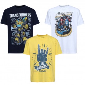 детска,тениска,детски,тениски,transformers,optimus,&,b,bee,kids,t,shirt,pack,of,3