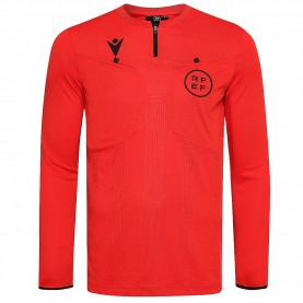 всички,футболни,облекла,облекла,с,футболна,тема,футболни,горнища,spanien,rfef,macron,men,long,sleeved,referee,jersey