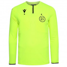 всички,футболни,облекла,облекла,с,футболна,тема,футболни,горнища,spanien,rfef,macron,men,long,sleeved,referee,jersey