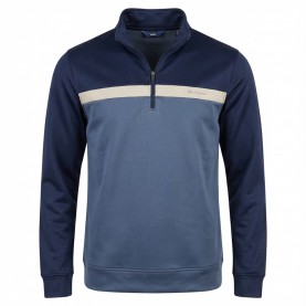 мъжка,блуза,мъжки,пуловери,ben,sherman,blue,two,tone,zip,men,sweatshirt