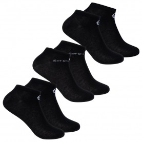 Чорапи Sergio Tacchini Unisex Sneaker Socks 3 Pairs black чорапи,спортни,чорапи,всички,чорапи,мъжки,чорапи,дамски,чорапи,sergio,tacchini,unisex,sneaker,socks,3,pairs,black