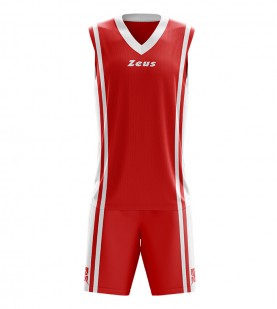Къси панталони Zeus Kit Bozo Basketball Jersey + Shorts 2 pcs. rosso/bianco къси,панталони,детски,потници,баскетболни,потници,zeus,kit,bozo,basketball,jersey,+,shorts,2,pcs.,rosso,bianco