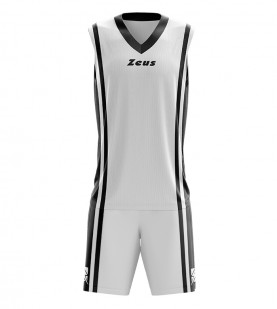 Къси панталони Zeus Kit Bozo Basketball Jersey + Shorts 2-piece. white/nero къси,панталони,детски,потници,баскетболни,потници,zeus,kit,bozo,basketball,jersey,+,shorts,2,piece.,white,nero