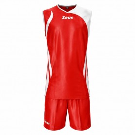 мъжки,къси,панталони,баскетболни,потници,zeus,kit,saett,men,basketball,jersey,+,shorts,rosso,bianco