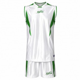 Къси панталони Zeus Kit Sante Basketball Jersey + Shorts bianco/verde къси,панталони,детски,потници,баскетболни,потници,zeus,kit,sante,basketball,jersey,+,shorts,bianco,verde