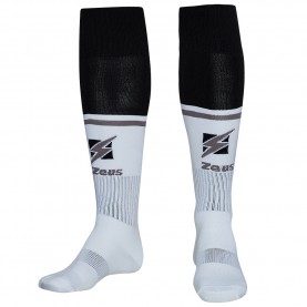 чорапи,футболни,чорапи,zeus,calza,united,football,socks,white,black