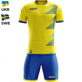 всички,футболни,облекла,zeus,mundial,teamwear,set,jersey,with,shorts,yellow,royal,blue