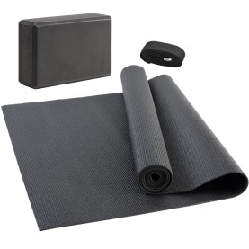 jelex,niyama,yoga,set,3,pcs.,yoga,strap,mat,and,block