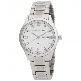 lobstein,&,söhne®,leopold,clock,silver,white