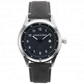 lobstein,&,söhne,®,gustav,clock,dark,grey
