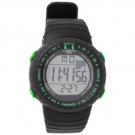 leandro,lido,vescia,unisex,sports,watch,black,green