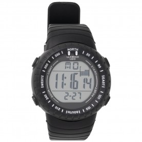 leandro,lido,vescia,unisex,sports,watch,black,white