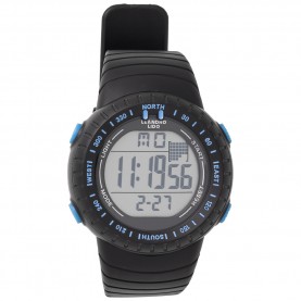 leandro,lido,vescia,unisex,sports,watch,black,blue