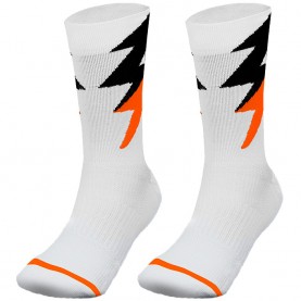 чорапи,zeus,thunder,long,special,training,socks,white,orange