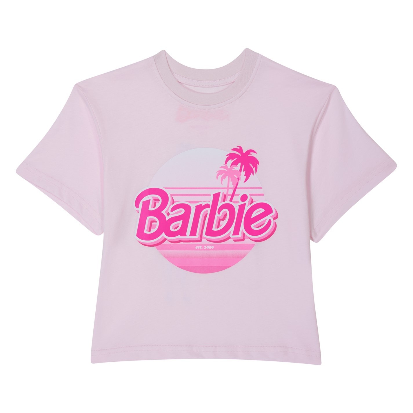 Character 【 Barbie Back Graphic T-Shirt Stone Women 】 ファッション レディースファッション トップス Tシャツ カットソー Character 【 Barbie Back Graphic T-Shirt Stone Women