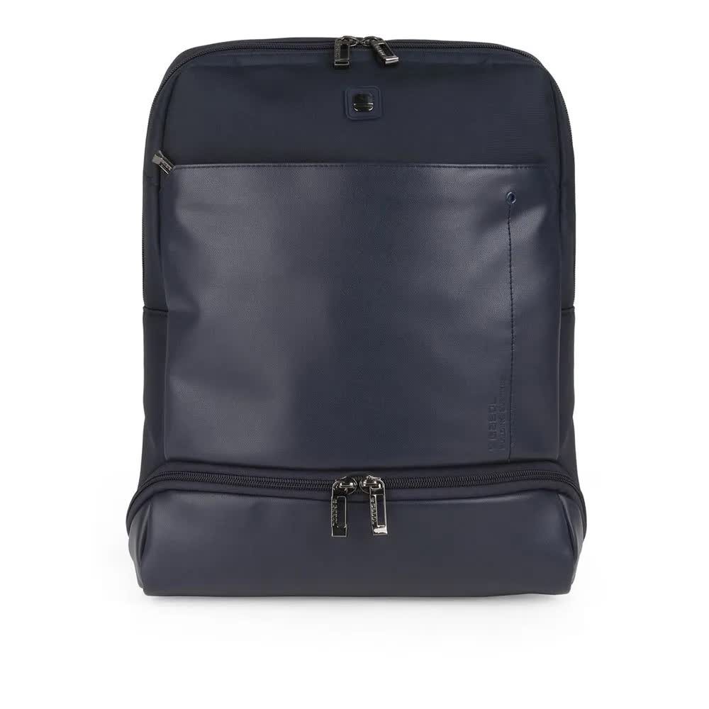 Zaino di lusso - Zaino Ambush blu navy con logo in rilievo