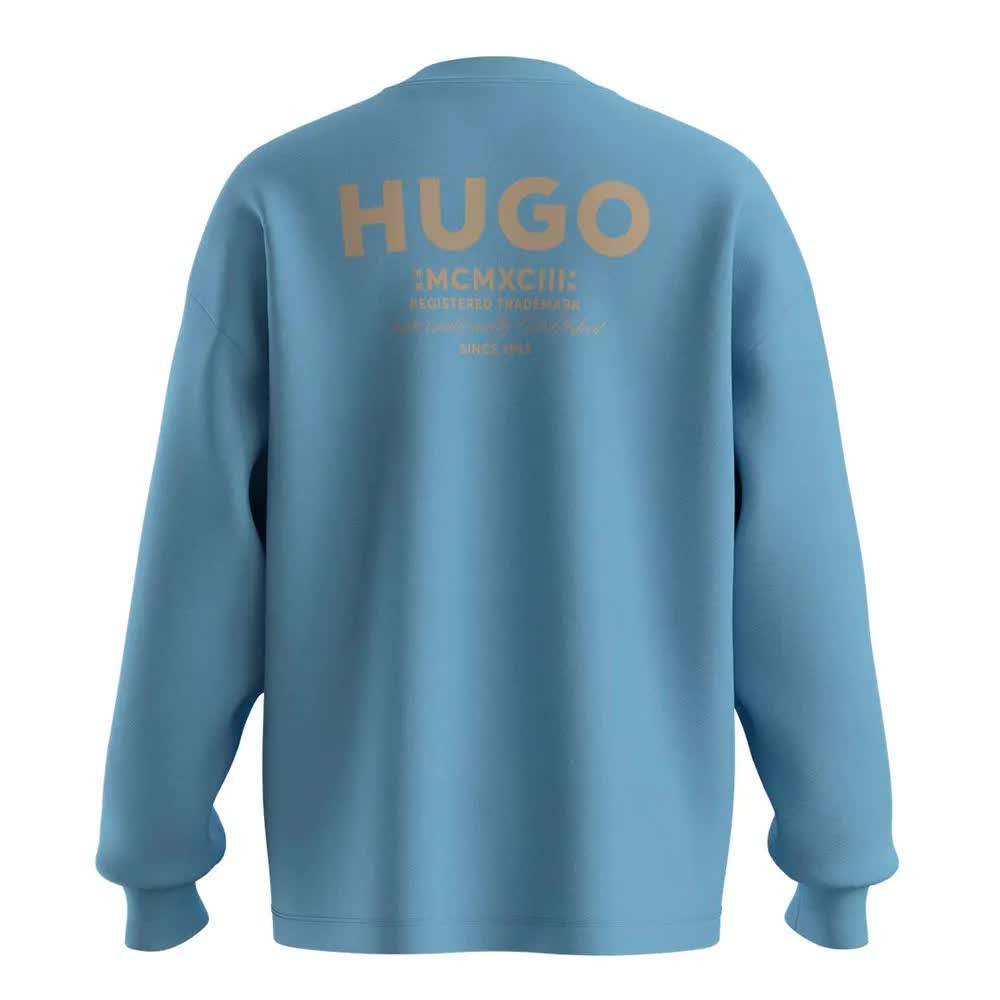 HUGO BLUE スウェットシャツ naviu-10257685 HUGO Blue Naviu sweatshirt in blue | ASOS