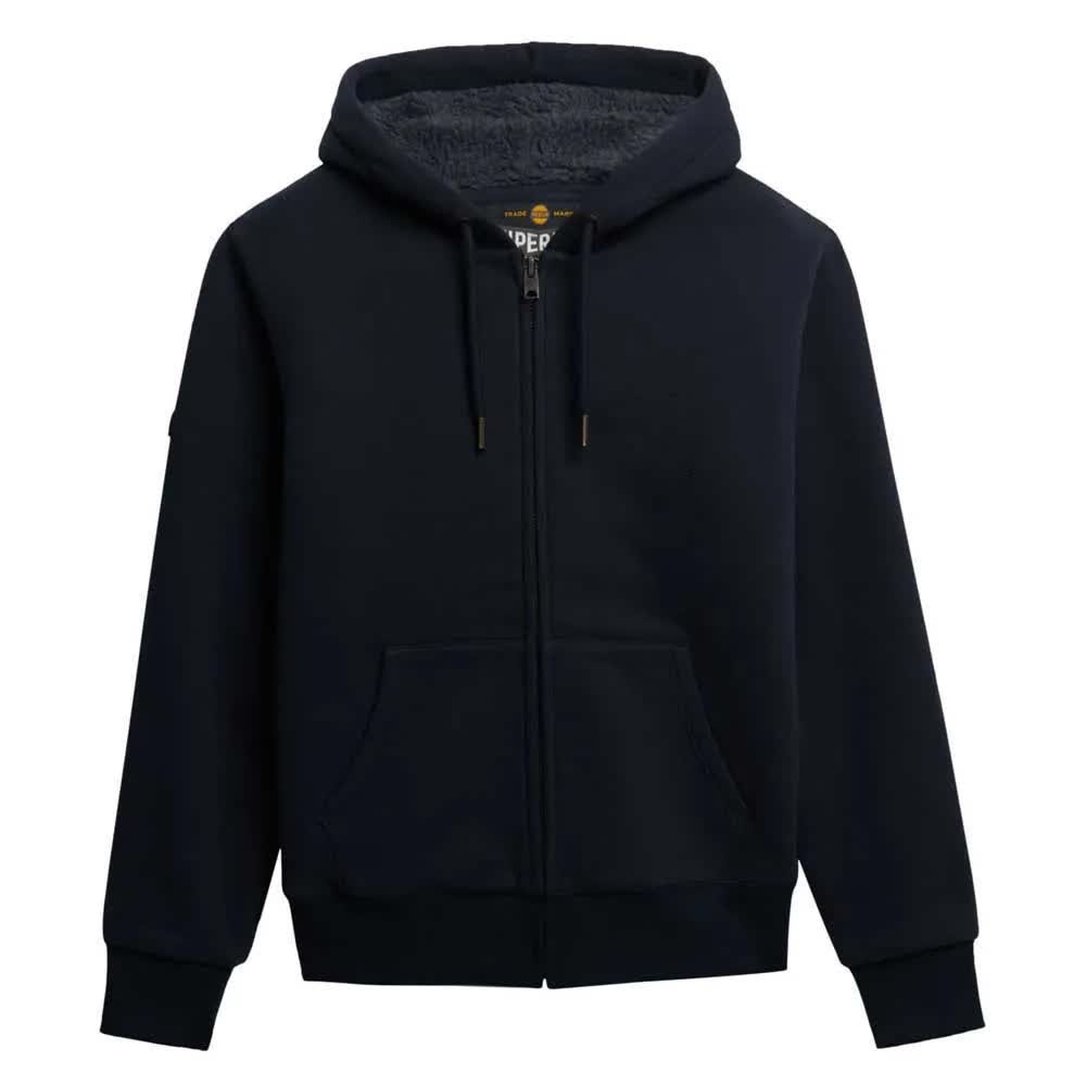 блуза,мъжки,пуловери,superdry,borg,lined,full,zip,sweatshirt,blue,(eclipse,navy)