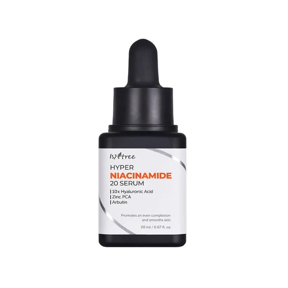 ексфолианти,isntree,hyper,niacinamide,20,20,ml,serum,clear,(transparent,red)