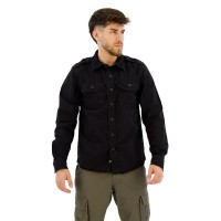 brandit,vintage,long,sleeve,shirt,black